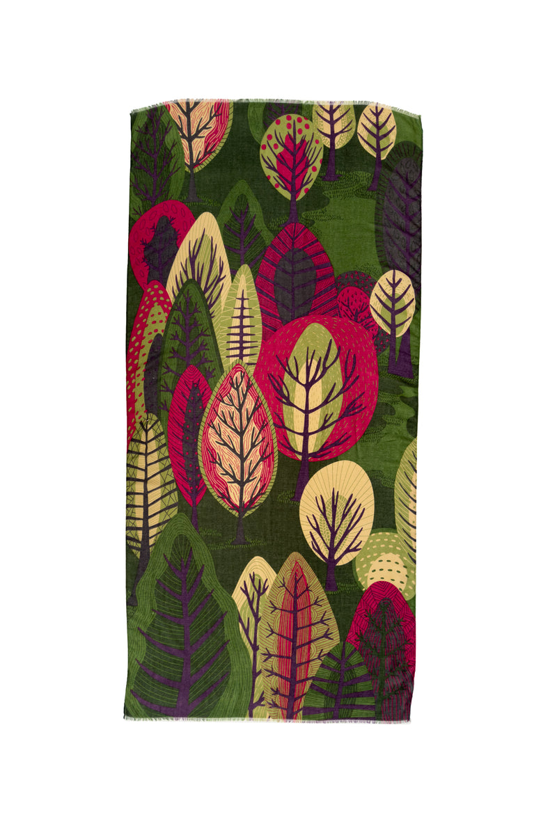 Funky Forest scarf