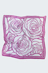 Pink Rose Silktouch Neckerchief