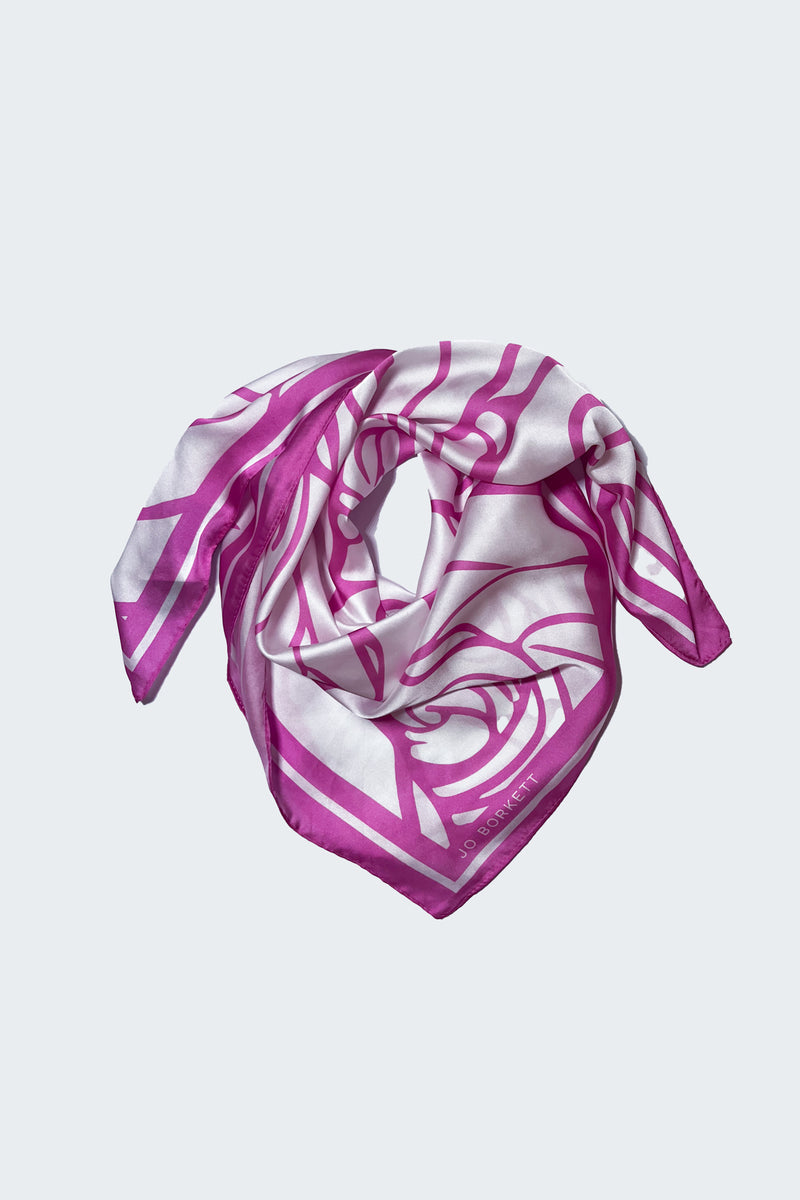 Pink Rose Silktouch Neckerchief